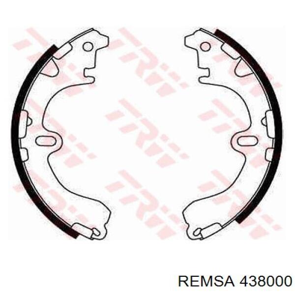 Задние барабанные колодки 438000 Remsa