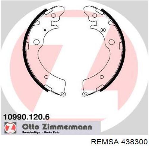 Купить 438300 Remsa Задние барабанные тормозные колодки