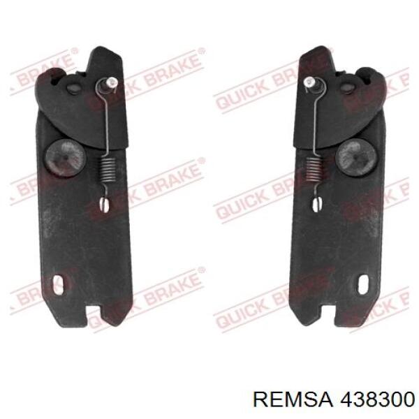 Задние барабанные колодки 438300 Remsa
