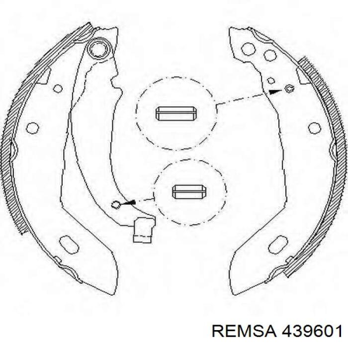 Барабанные колодки Remsa 439601