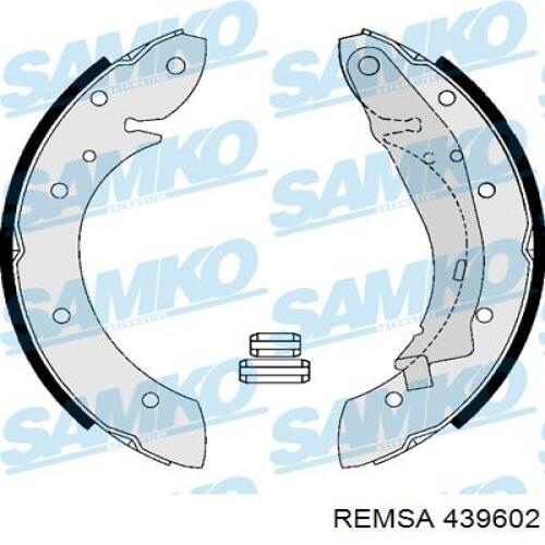 439602 Remsa Барабанные тормозные колодки