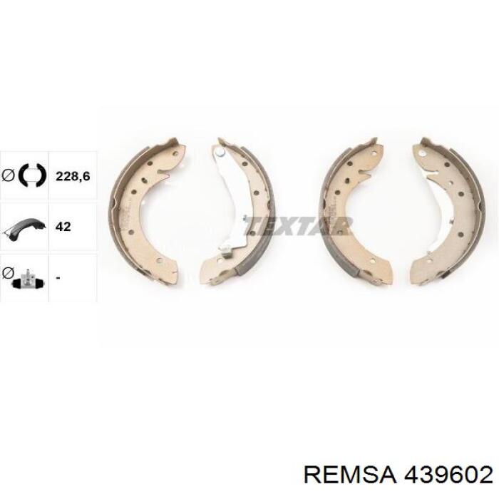 Тормоза рабочие задние ножные и тормозные барабаны Remsa 439602 цена, от 20.90 USD