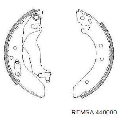 Барабанные колодки Remsa 440000