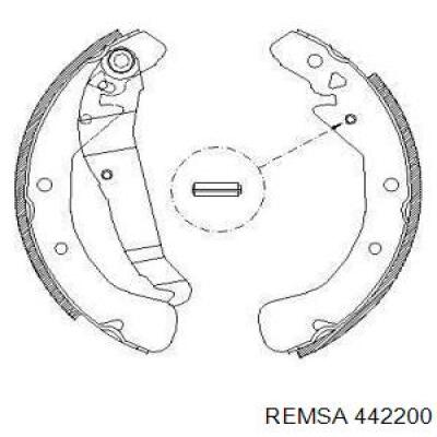 Барабанные колодки Remsa 442200