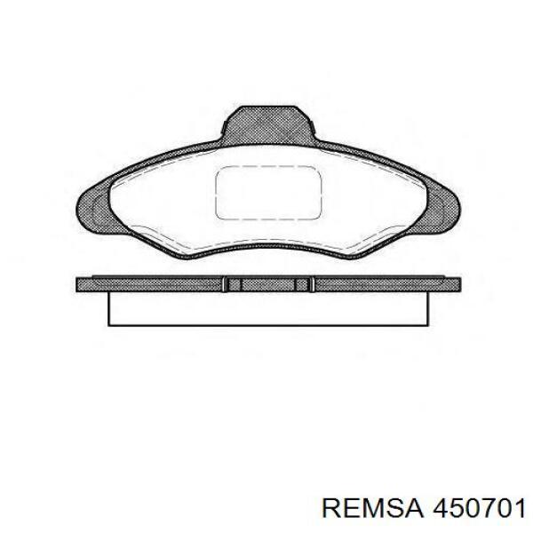 Барабанные колодки Remsa 450701