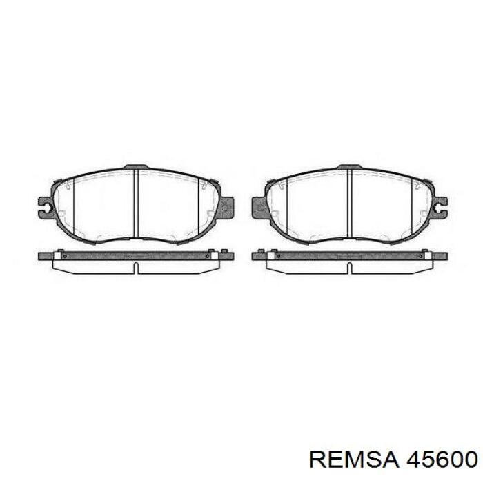 Передние тормозные колодки 45600 Remsa