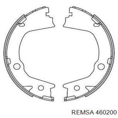 Колодки ручника 460200 Remsa