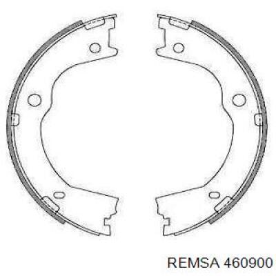 Колодки ручника 460900 Remsa