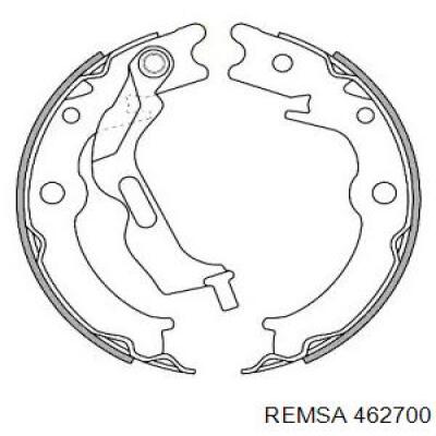 Колодки ручника 462700 Remsa