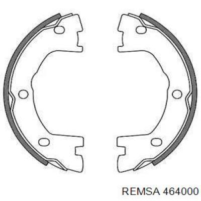 Задние барабанные колодки 464000 Remsa