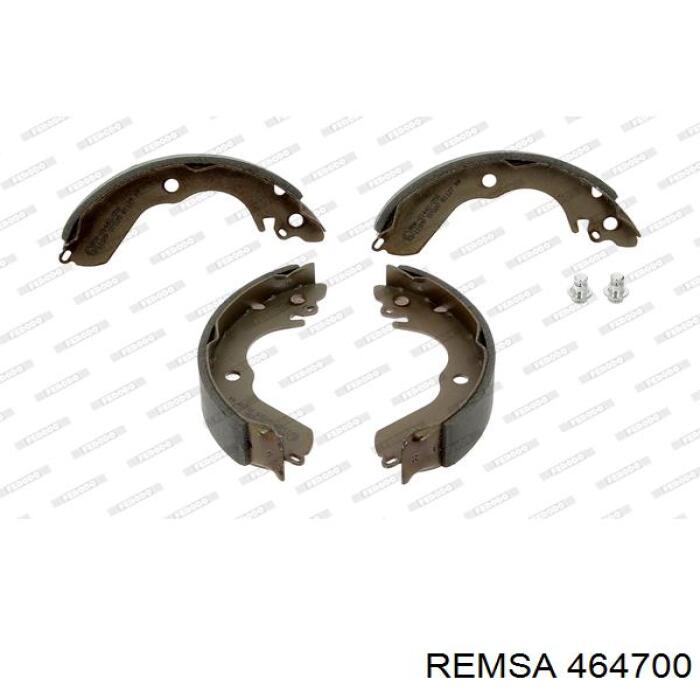 Задние барабанные колодки 464700 Remsa
