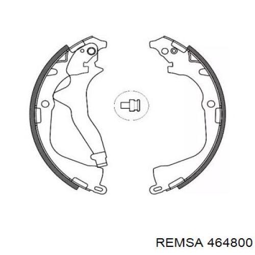 Задние барабанные колодки 464800 Remsa