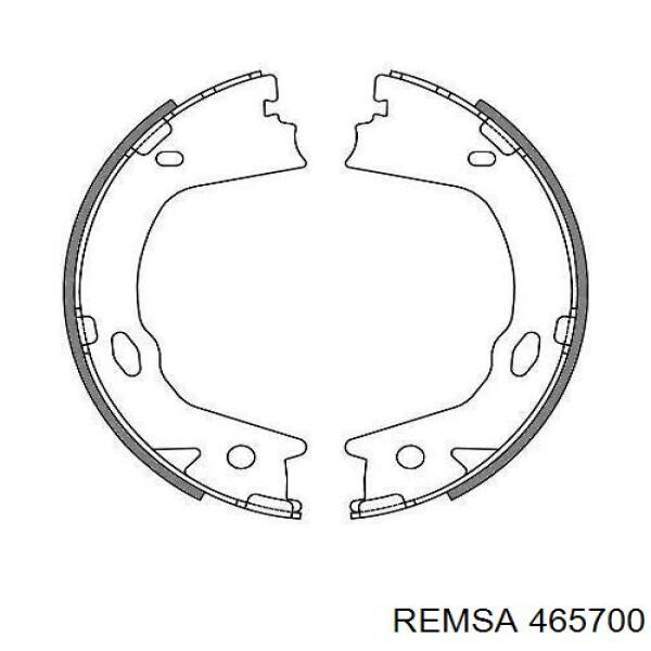 Колодки ручника 465700 Remsa