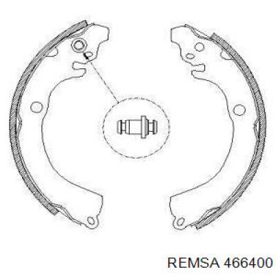 Задние барабанные колодки 725178450 Subaru