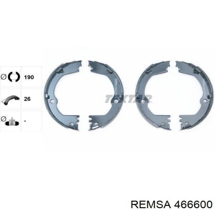 Тормозные колодки стояночного тормоза Remsa 466600 цена, от 26.85 USD