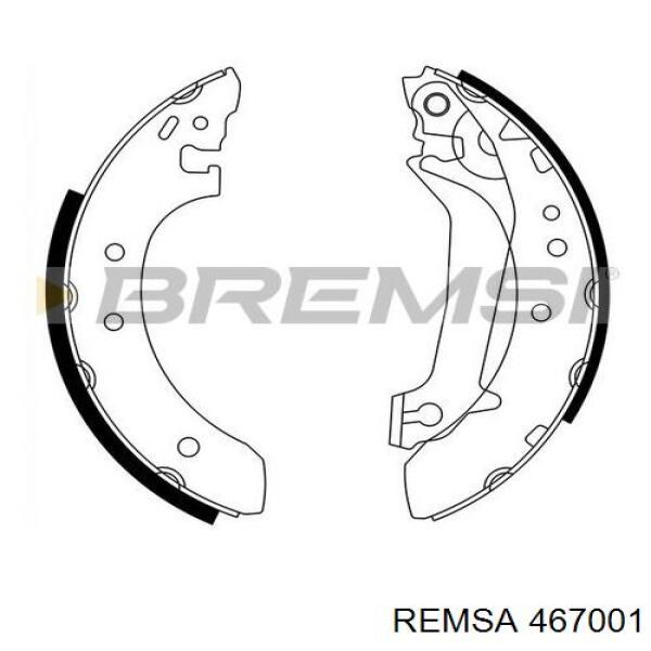 Тормоза рабочие задние ножные и тормозные барабаны Remsa 467001 цена, от 25.28 USD