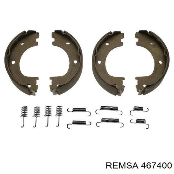 Купить 467400 Remsa Колодки ручника/стояночного тормоза