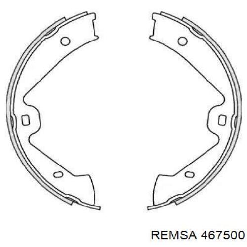 Колодки ручника 467500 Remsa