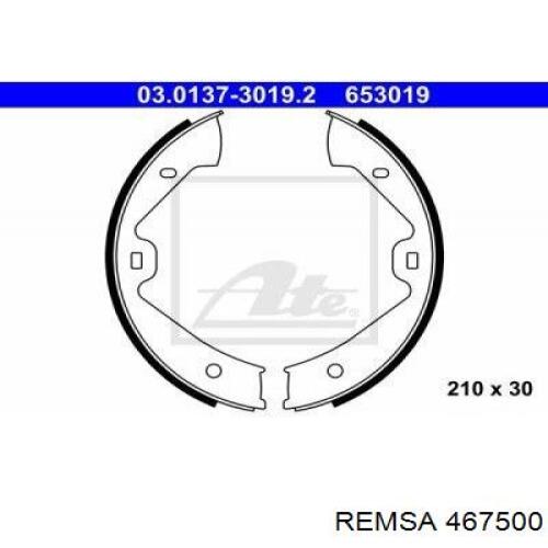 Тормозные колодки стояночного тормоза Remsa 467500 цена, от 26.11 USD