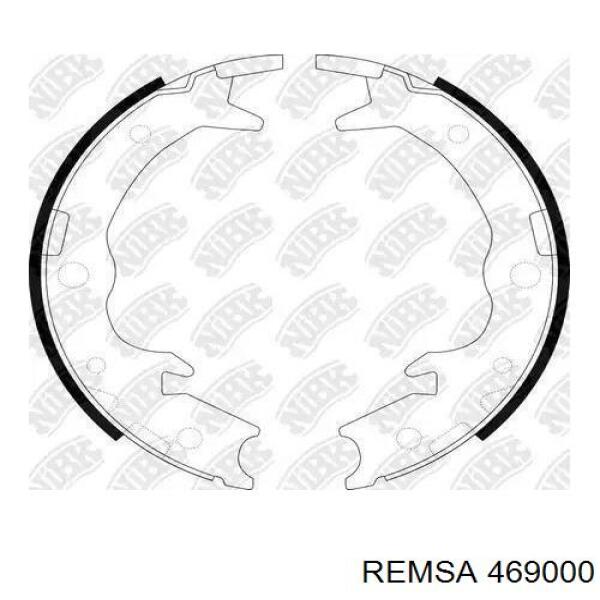 Колодки ручника 469000 Remsa