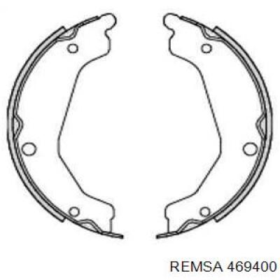 Колодки ручника (стояночного тормоза) REMSA 469400