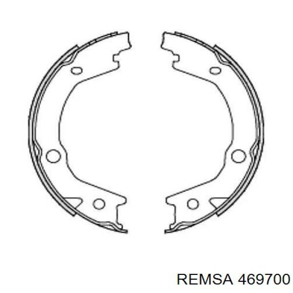 Колодки ручника 469700 Remsa