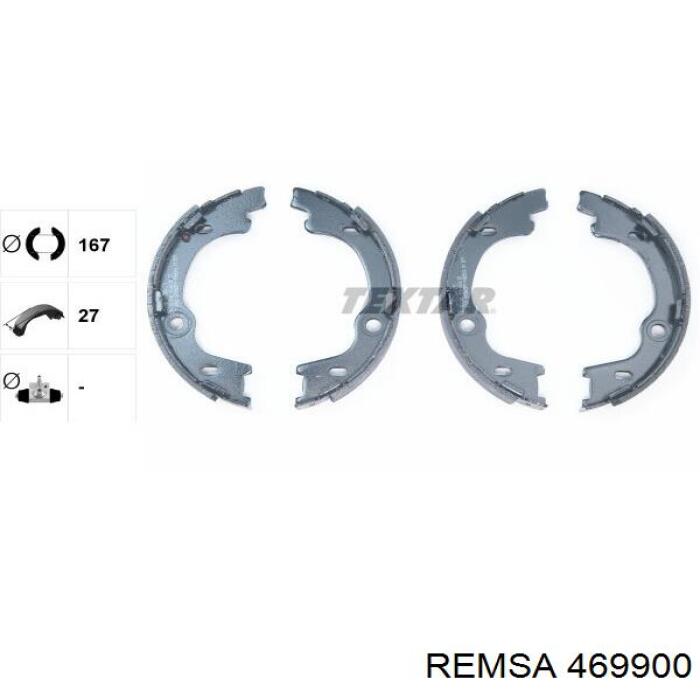 Колодки ручника 469900 Remsa