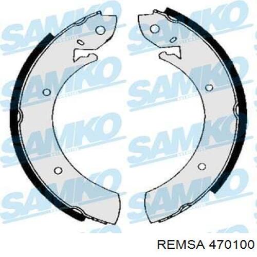 Zapatas de frenos de tambor traseras 470100 Remsa