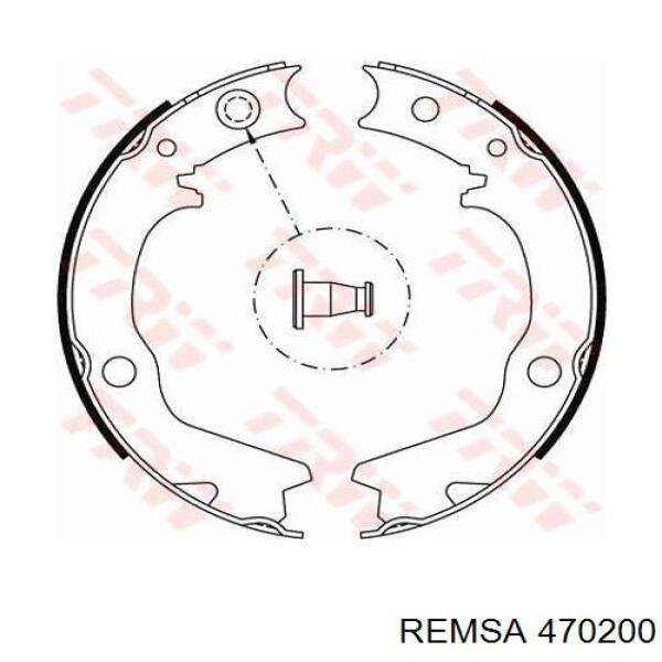 Тормоза рабочие задние ножные и тормозные барабаны Remsa 470200 цена, от 25.10 USD