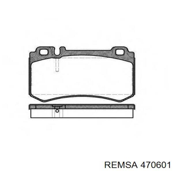 Колодки стояночного тормоза Remsa 470601