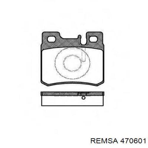 470601 Remsa Тормозные колодки ручника