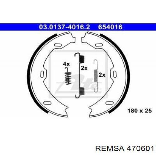 Тормозные колодки стояночного тормоза Remsa 470601 цена, от 23.23 USD