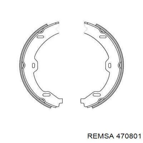 470801 Remsa колодки ручника (стояночного тормоза)