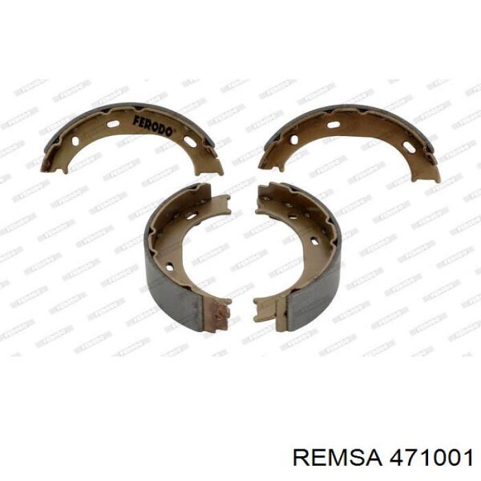 Juego de zapatas de frenos, freno de estacionamiento 471001 Remsa