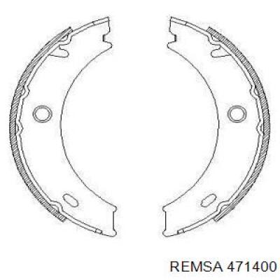 Колодки ручника 471400 Remsa