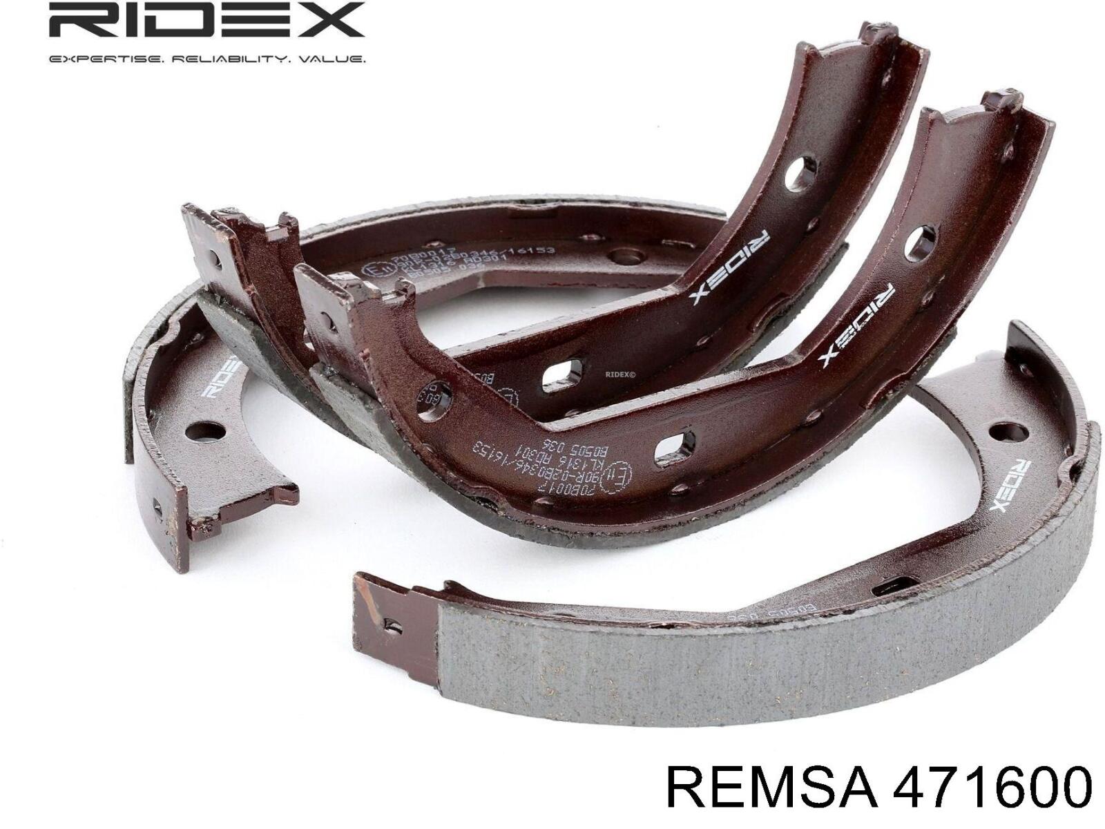 471600 Remsa Тормозные колодки ручника
