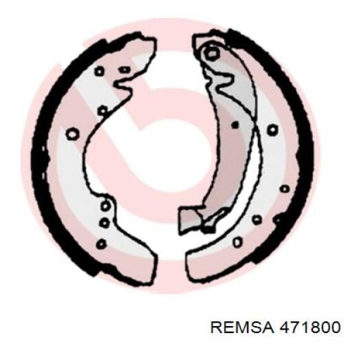 Купить 471800 Remsa Задние барабанные тормозные колодки