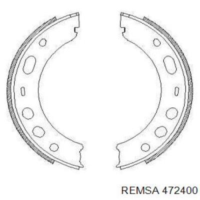 Колодки ручника 472400 Remsa