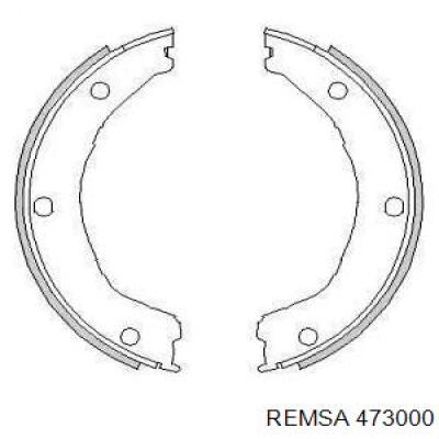 Колодки ручника 473000 Remsa