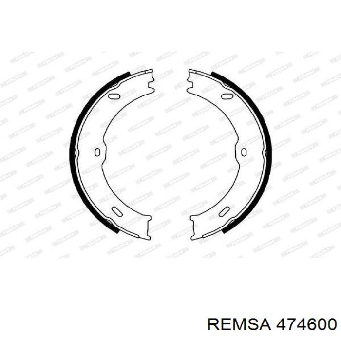 Тормозные колодки стояночного тормоза Remsa 474600 цена, от 24.82 USD