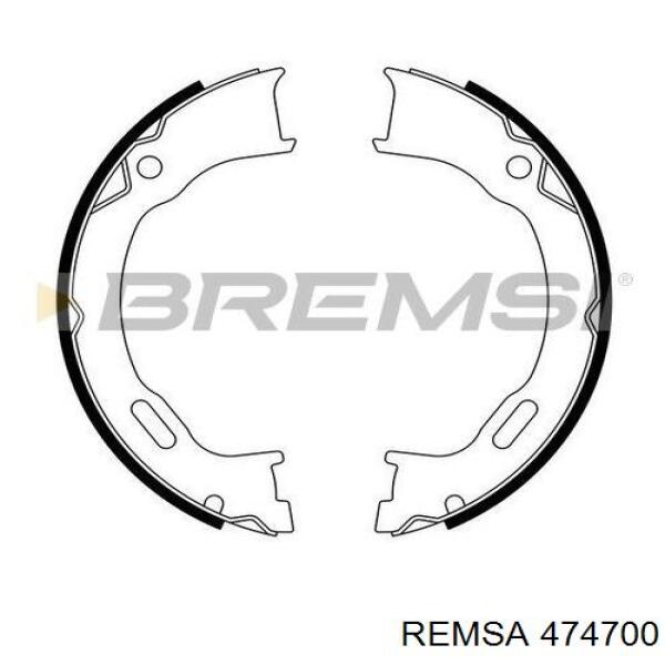 Колодки ручника 474700 Remsa