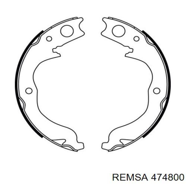 Купить 474800 Remsa Колодки ручника/стояночного тормоза