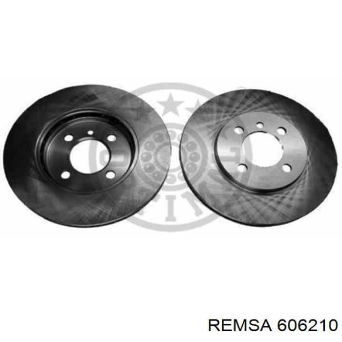 Передние тормозные диски 606210 Remsa