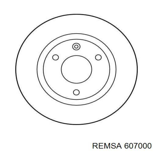 607000 Remsa Диск тормозной передний