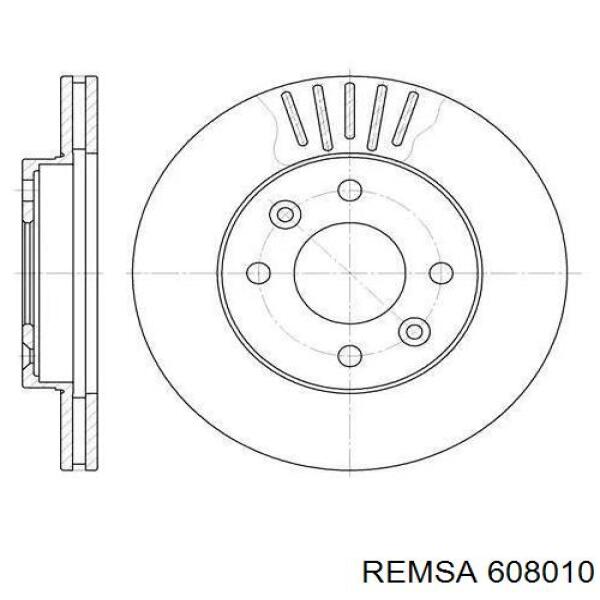 6080.10 Remsa диск тормозной передний