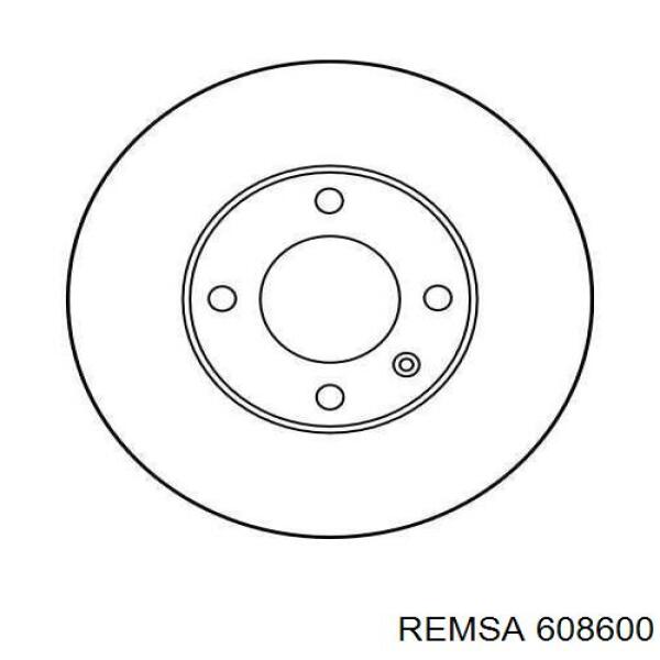 Передний тормозной диск Remsa 608600