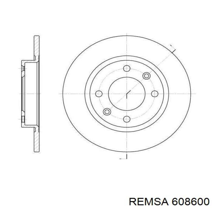 Купить 608600 Remsa Ротор тормозной