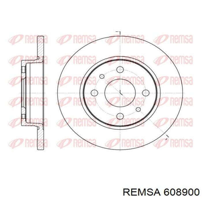 Тормоз дисковый передний Remsa 608900 цена, от 17.47 USD