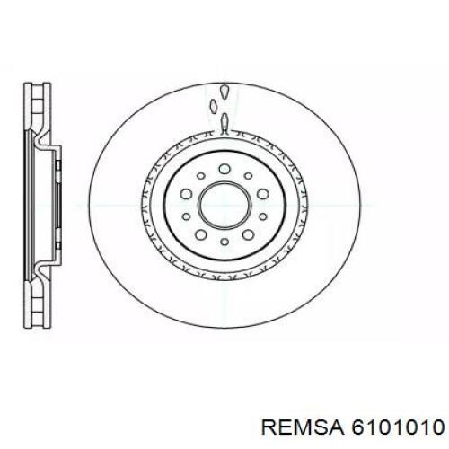 Передние тормозные диски 6101010 Remsa