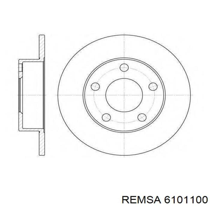 Тормозные диски 6101100 Remsa